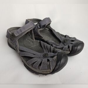 KEEN Rose Women Sandals Gray Color Velcro Closure Size 6